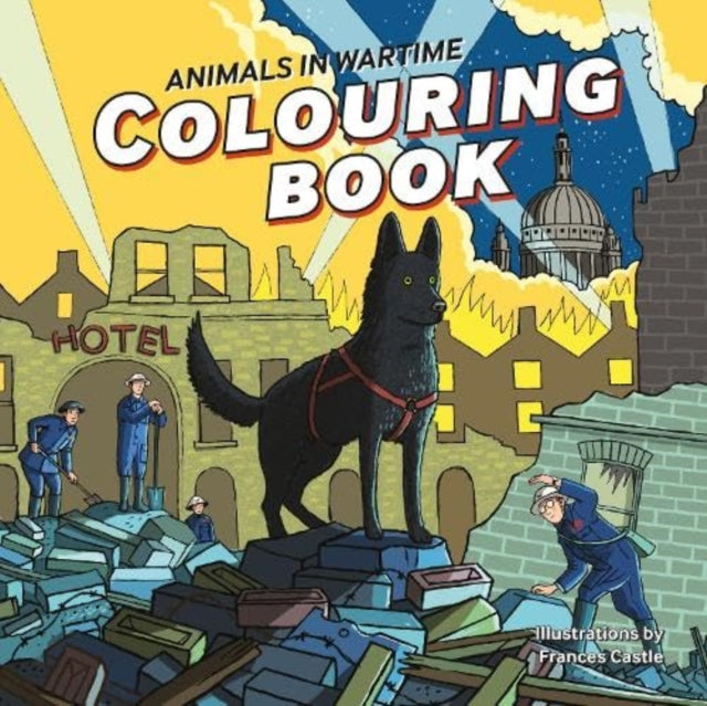 Animals in Wartime Colouring Book-'9781912423767