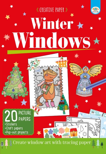 Creative Paper: Winter Windows : Creative window art with tracing paper-'9781915995261